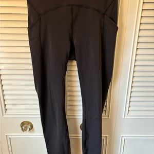 Lululemon leggings - dark charcoal size 6 high rise